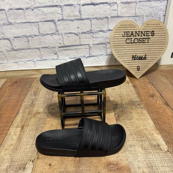 ADILETTE COMFORT SLIDES black main image 9